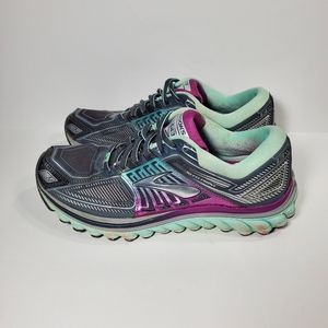 Brooks Glycerin 13 Running Shoes Gray Pink Mint